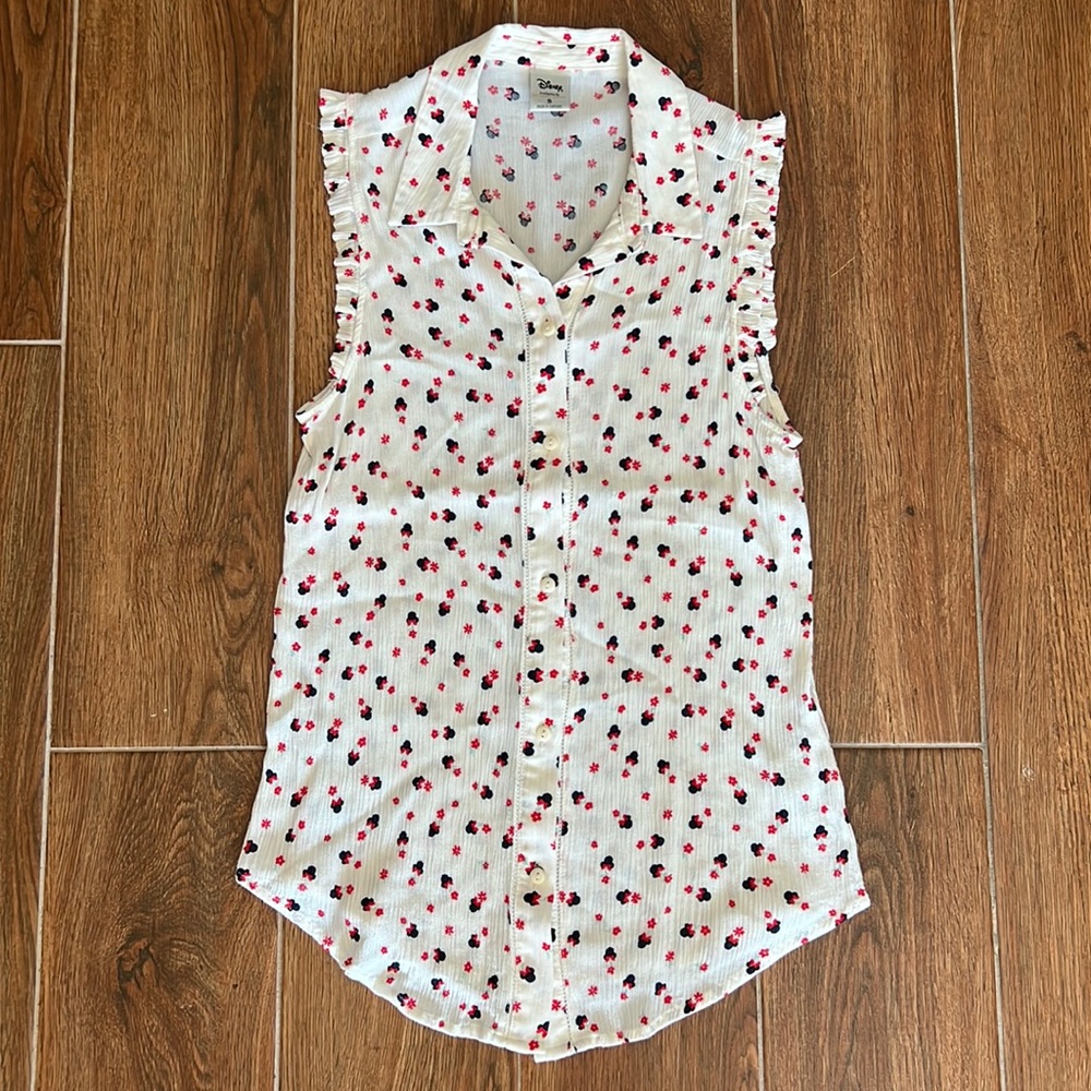 Disney by LC Lauren Conrad Minnie Mouse sleeveless blouse